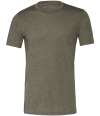 CVC3001 3001CVC Canvas Unisex Heather CVC T-Shirt Heather Military Green colour image
